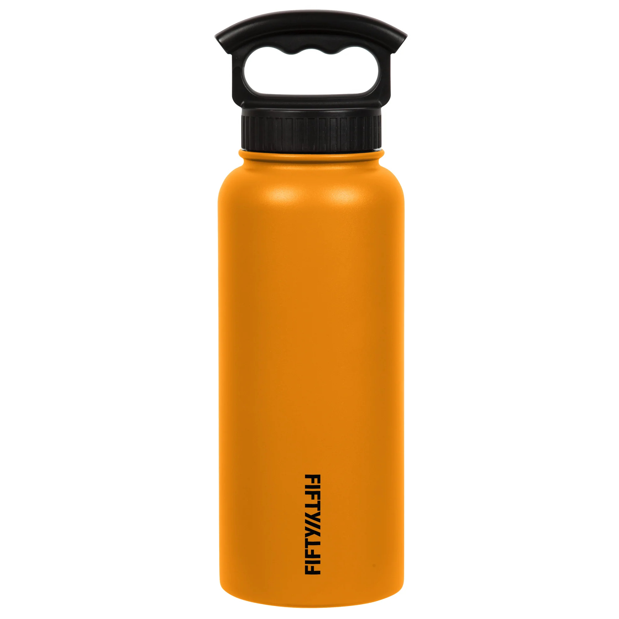 FIFTY/FIFTY, 34oz - Solar Orange Bottle-3 Finger Grip Cap, Size 34 oz, Color Orange, Model# V34001OR0